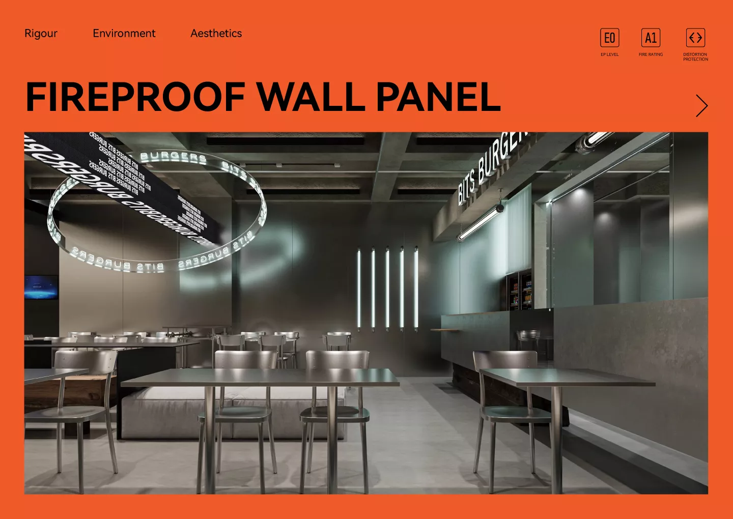 fireproof wall panel