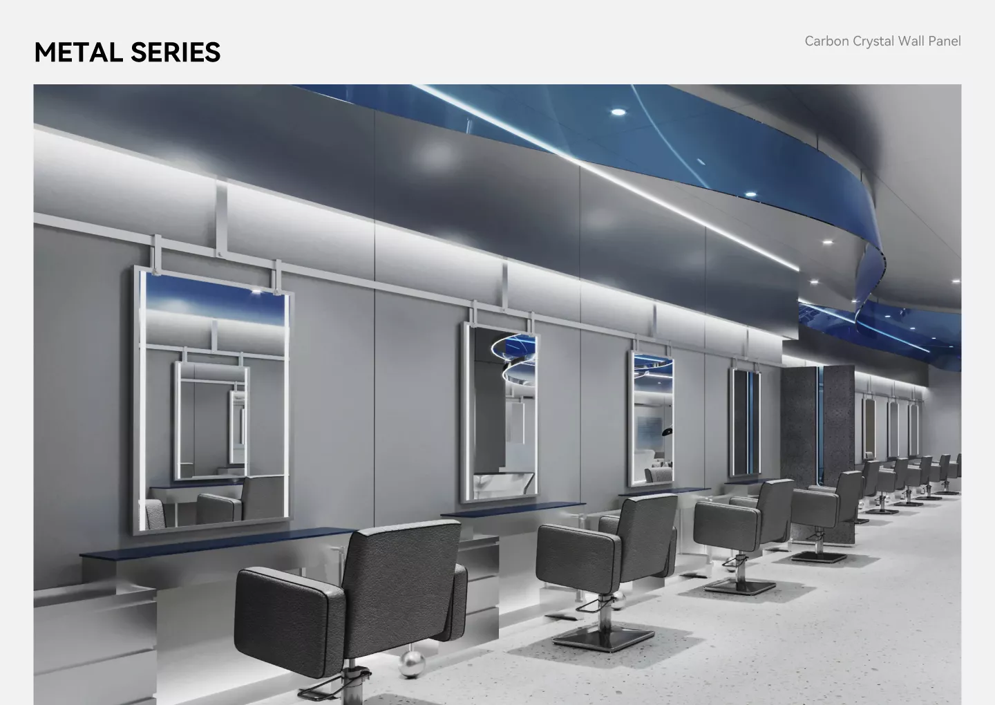 carbon crystal wall panel