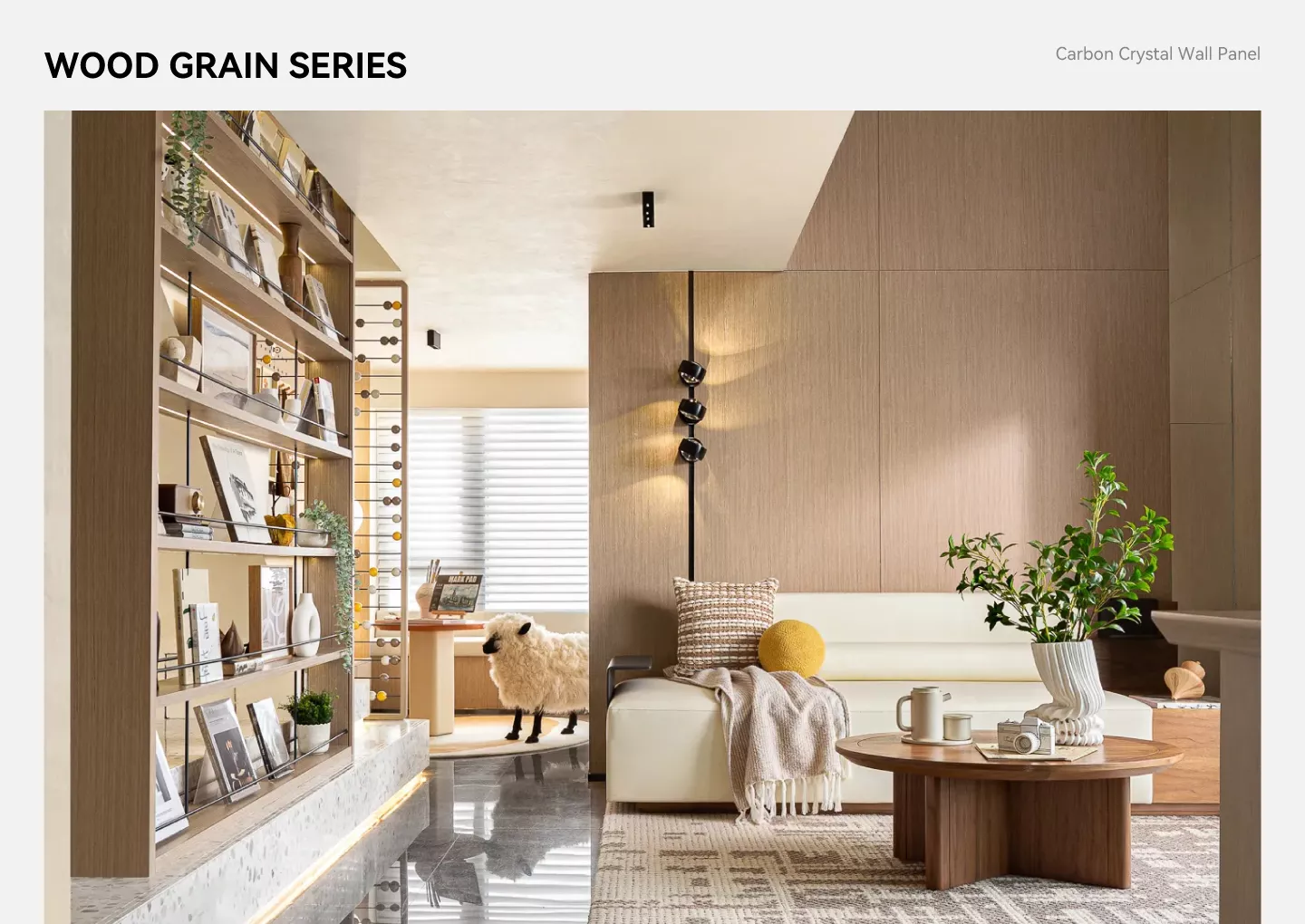 carbon crystal wall panel