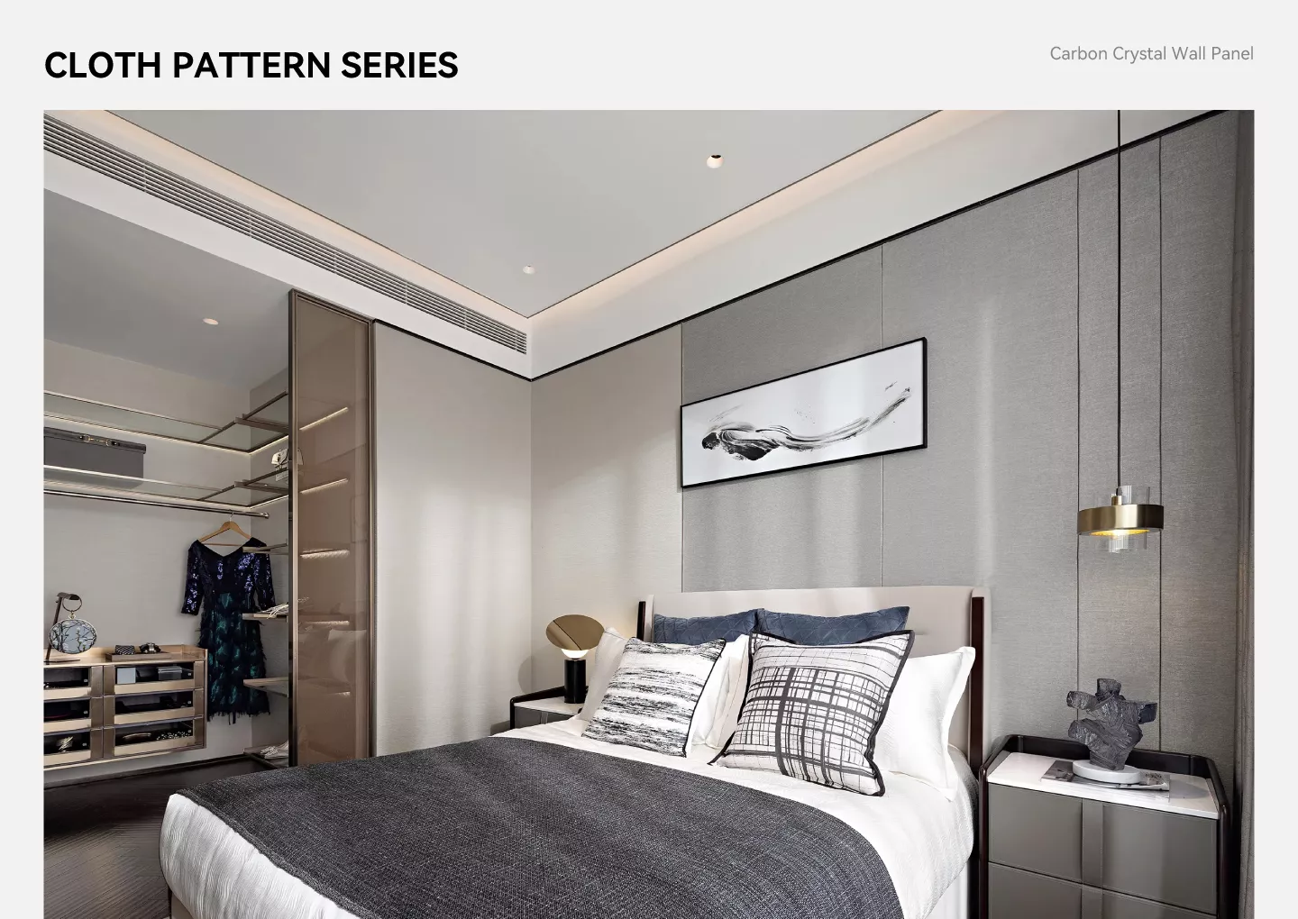 carbon crystal wall panel