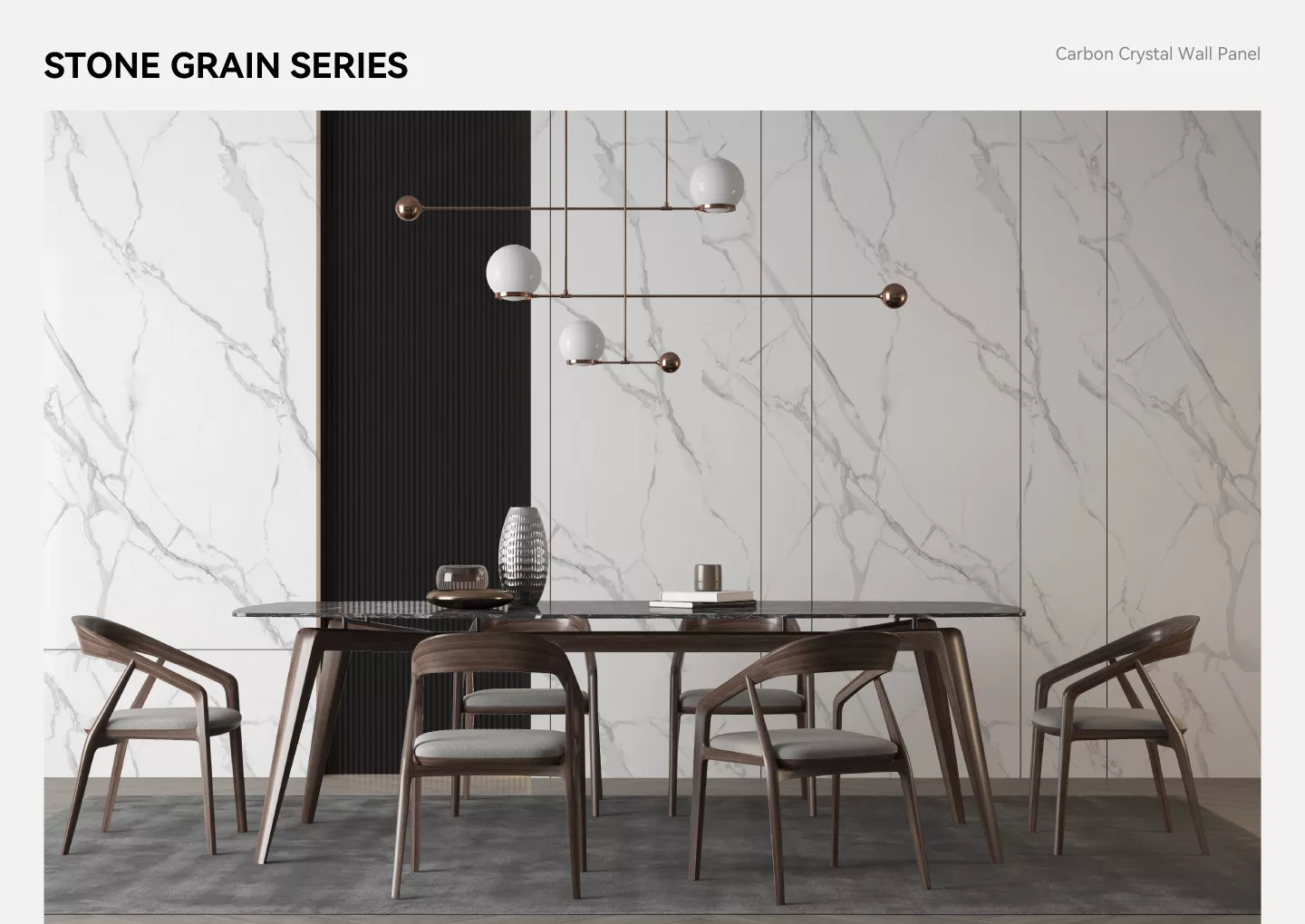 carbon crystal wall panel