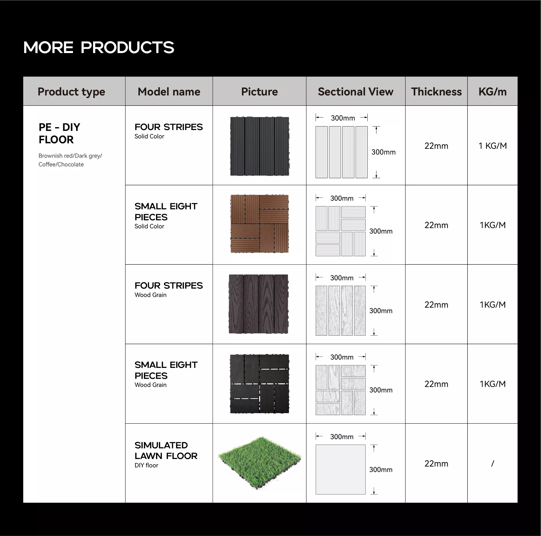 four stripes solid color