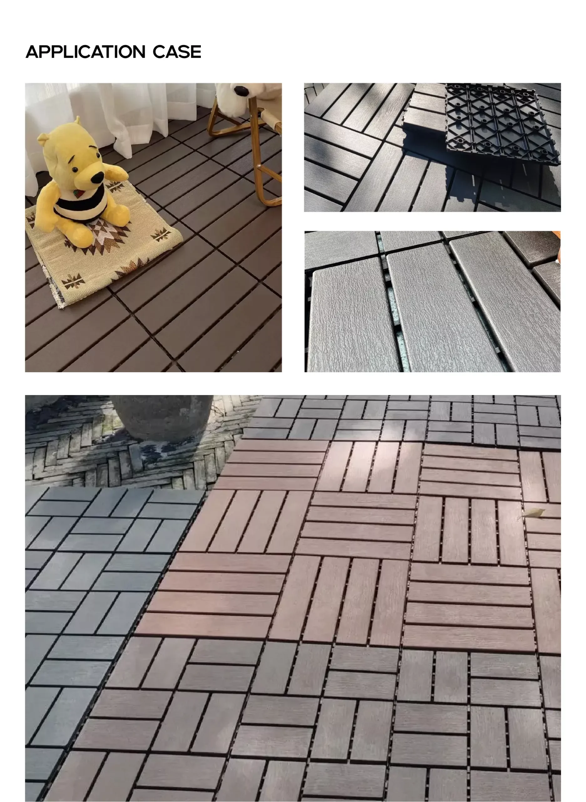 small eight pieces wood grain