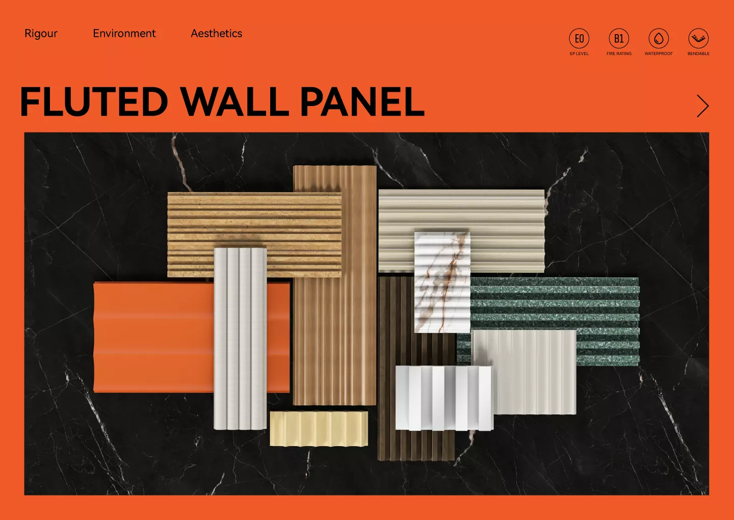 fluted wall panel