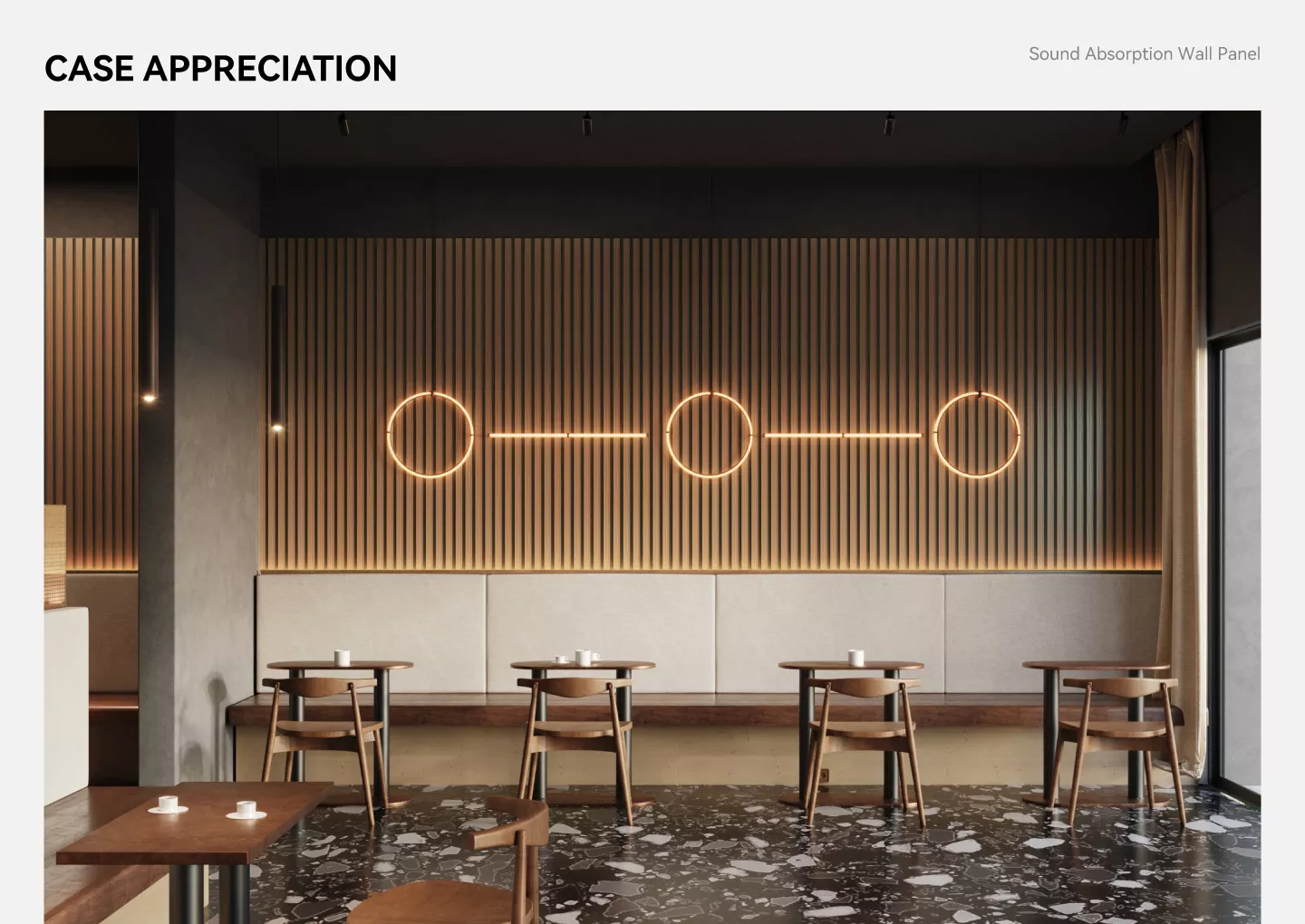 sound absorption wall panel